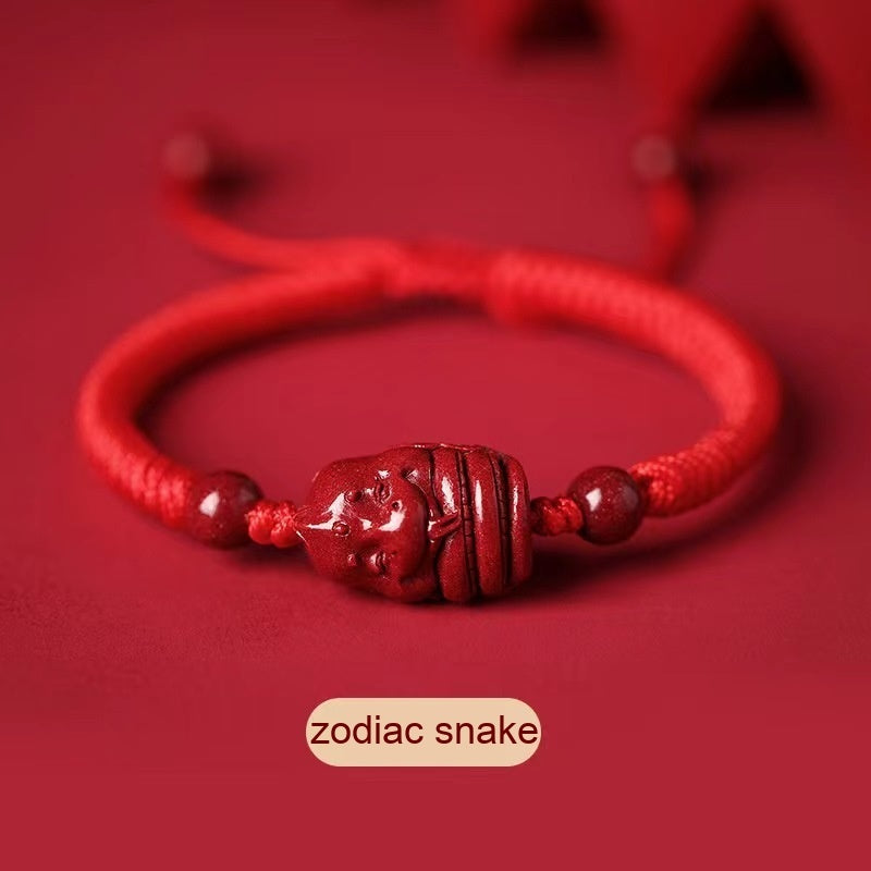 Zodiac Bracelet with Cinnabar [2026开运朱砂手链]