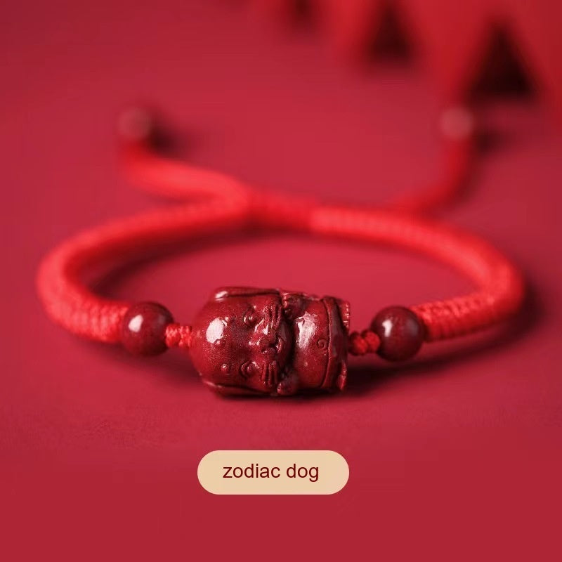 Zodiac Bracelet with Cinnabar [2026开运朱砂手链]